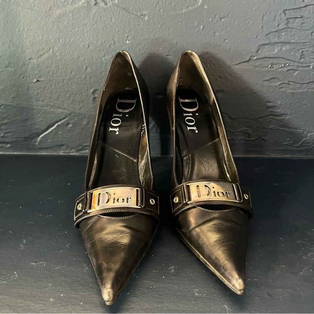 ❤️‍🔥 SOLD ❤️‍🔥 Sexy Dior Pumps ⛓🖤 - Picture 6 of 8
